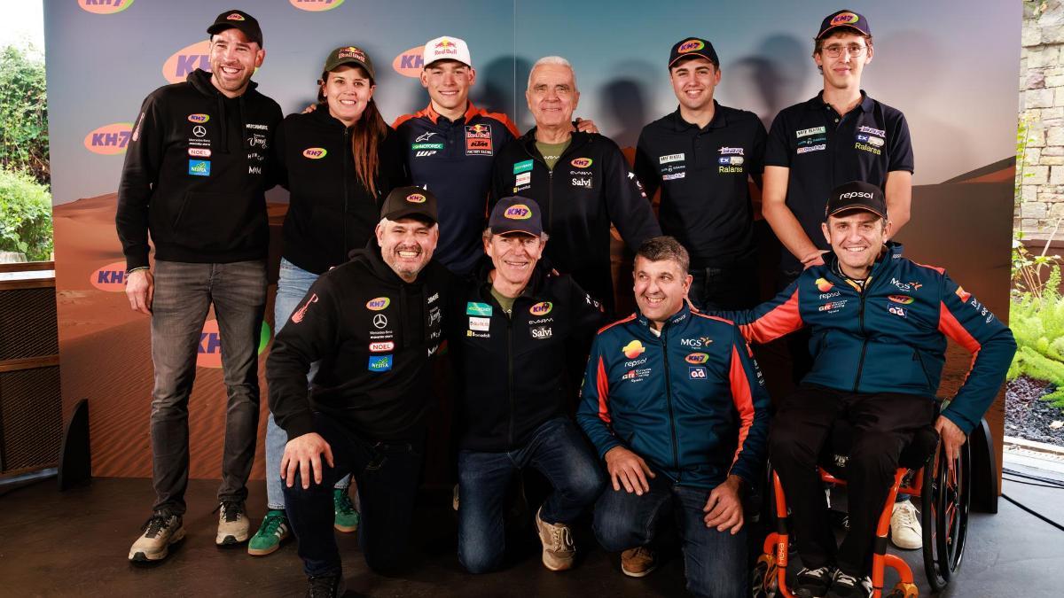 Los pilotos del Team KH7 para el próximo Dakar