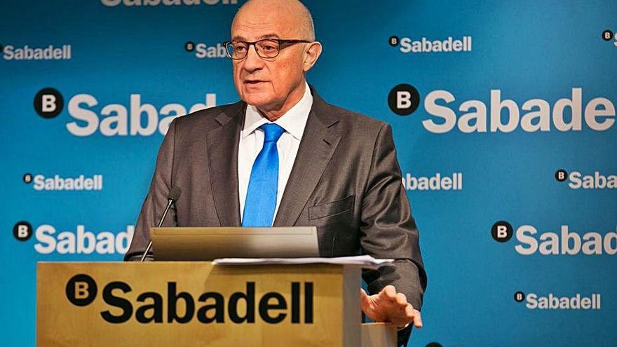 El president del Sabadell, Josep Oliu, en una imatge d&#039;arxiu.