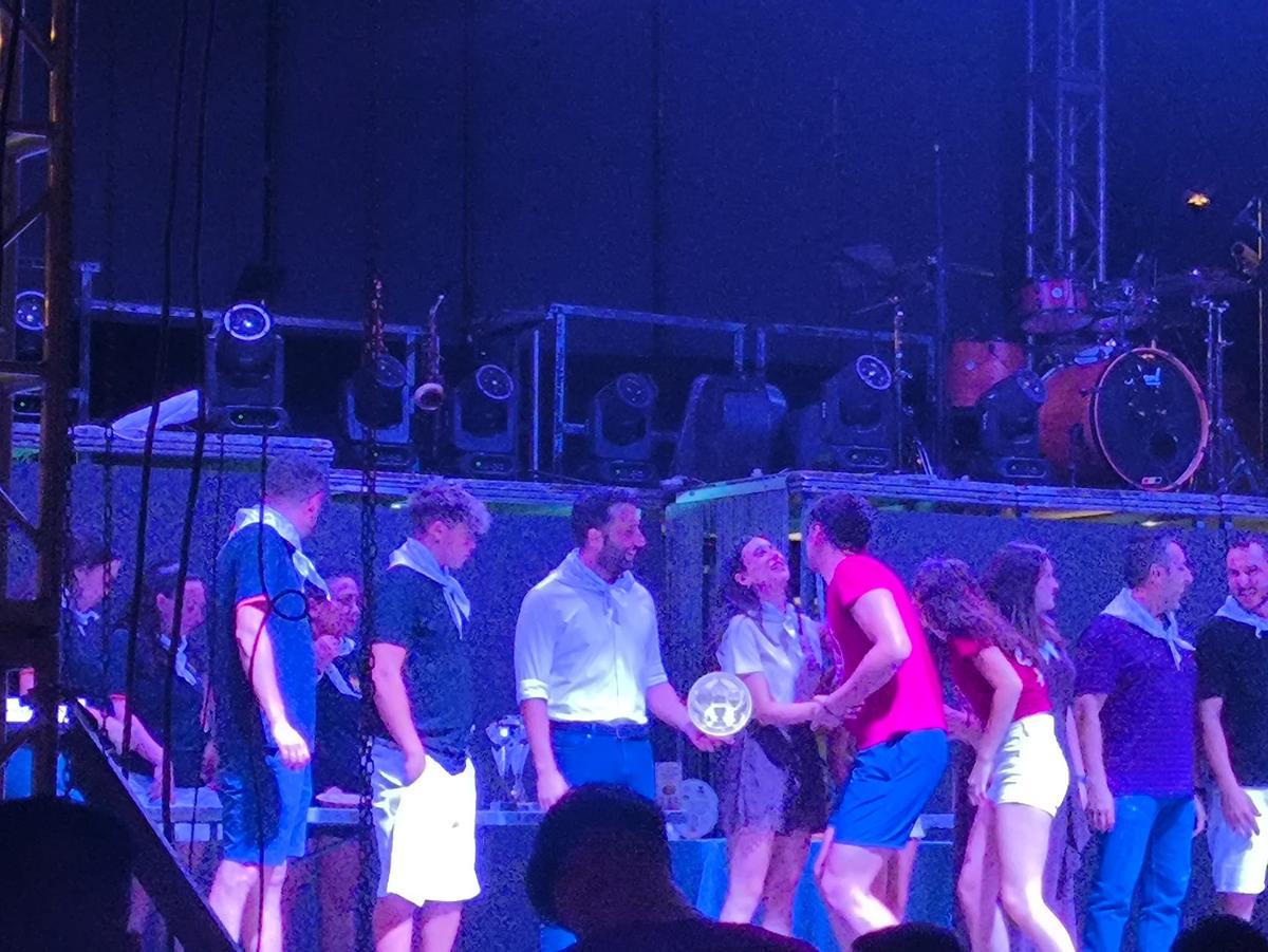 Un momento de la entrega de premios