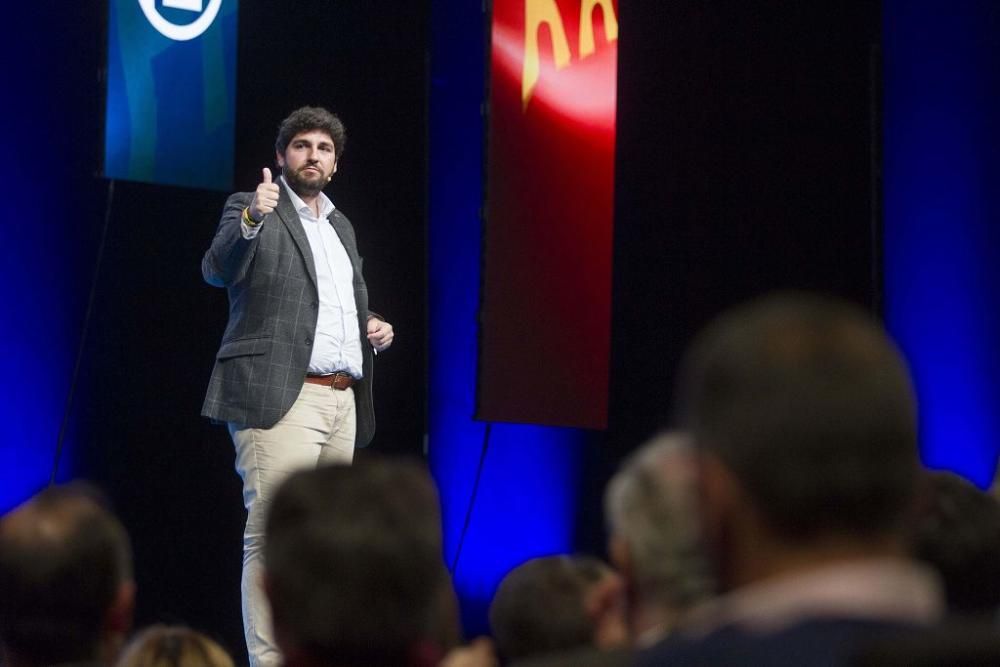 Casado apadrina las candidaturas de Ballesta y López Miras