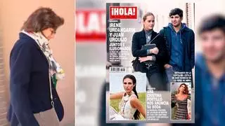 La madre de Juan Urquijo sonríe tras preguntarle por la relación de su hijo con Irene Urdangarín