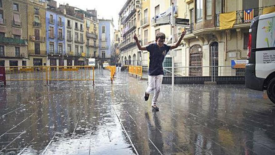 La pluja va causar la suspensió de diversos actes de la Festa Major a Manresa