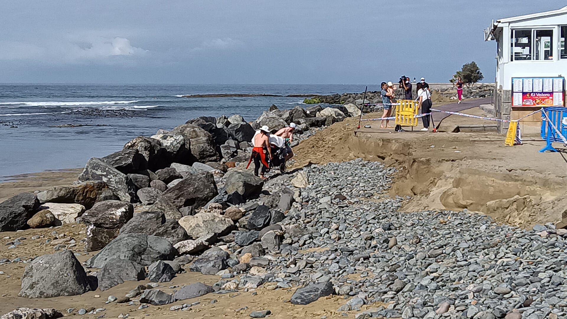 Así está el paseo del Faro de Maspalomas (27/04/21)