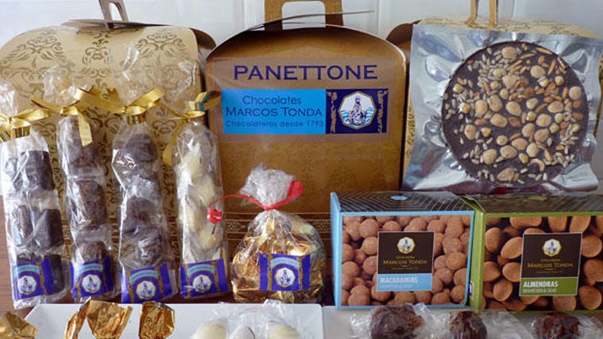 Imagen de los nuevos productos delicatesen y artesanos de Chocolates Marcos Tonda.