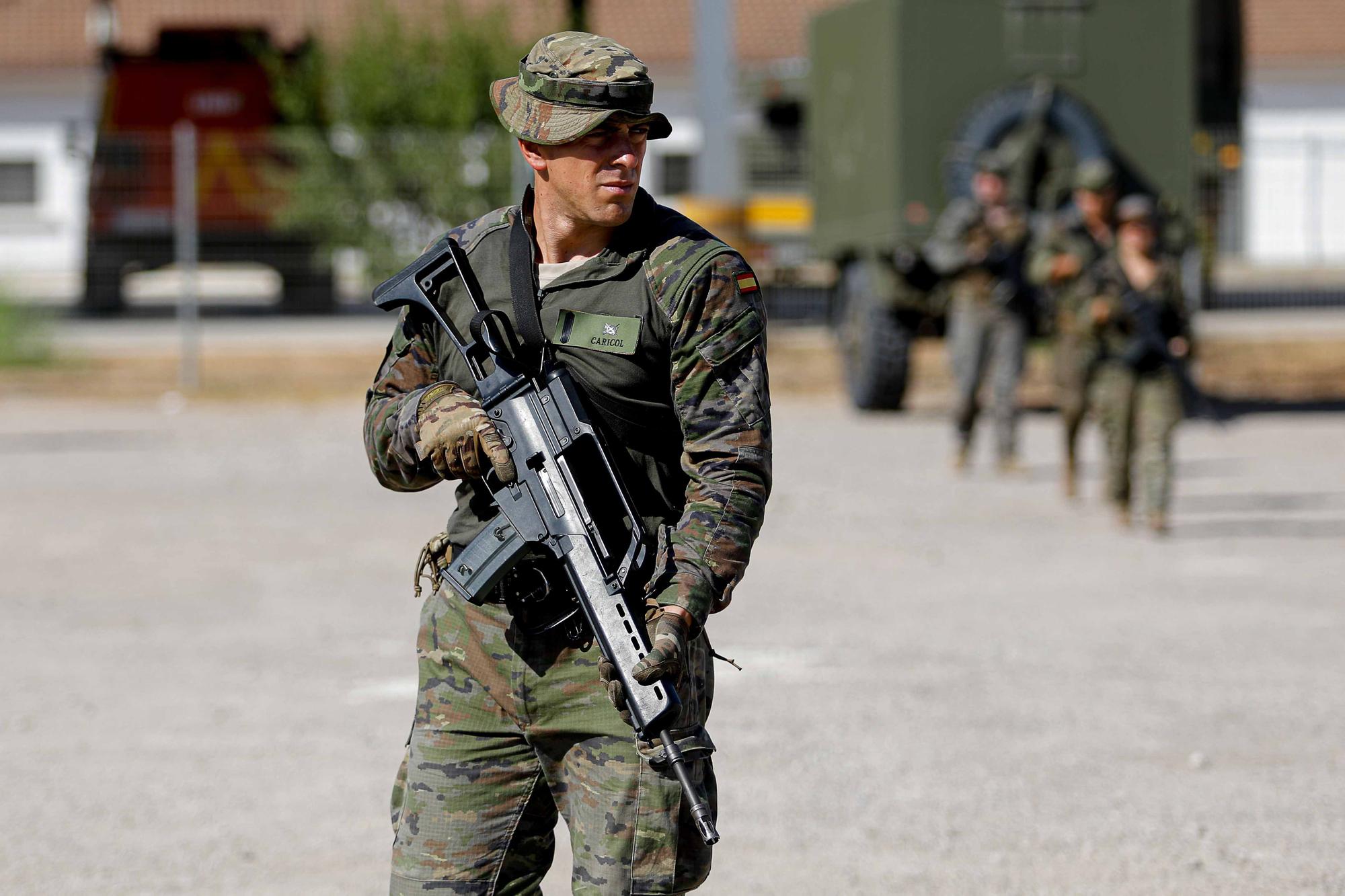 Militares en Ibiza: listos para la acción