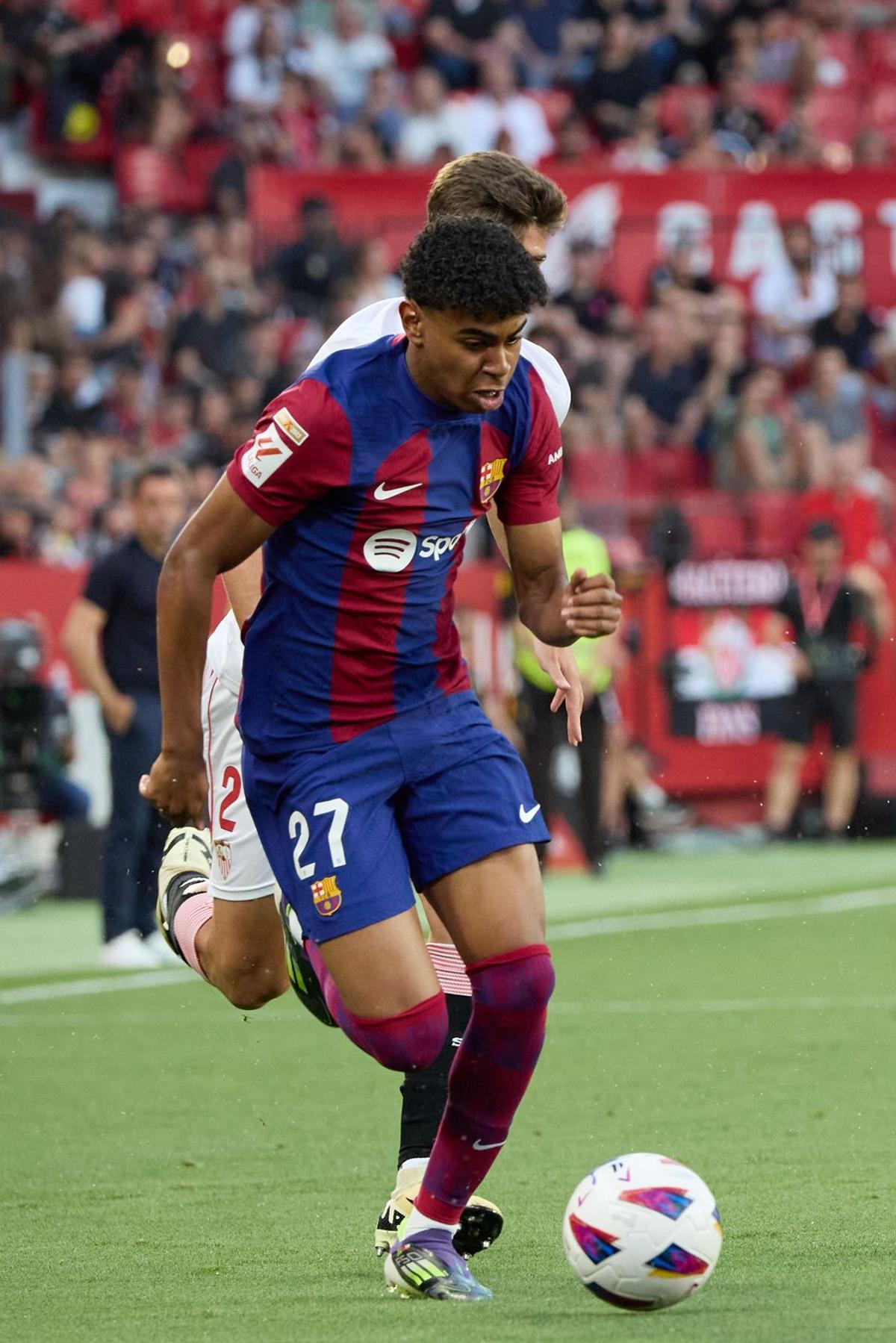 Sevilla FC - FC Barcelona, el partido de la jornada 38 de LaLiga EA Sports, en imágenes.