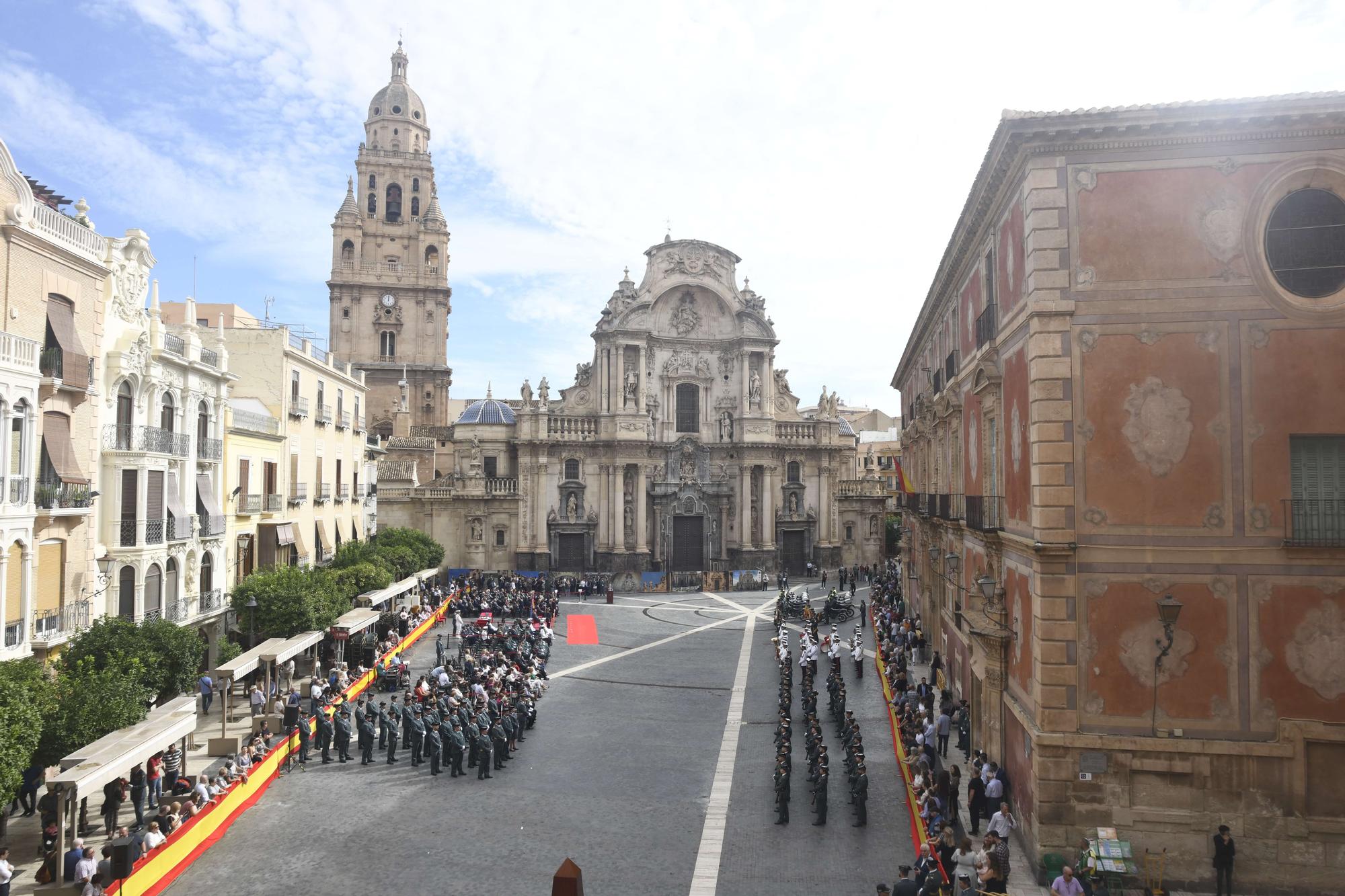 Acto institucional de la Guardia Civil en Murcia por el día de su Patrona