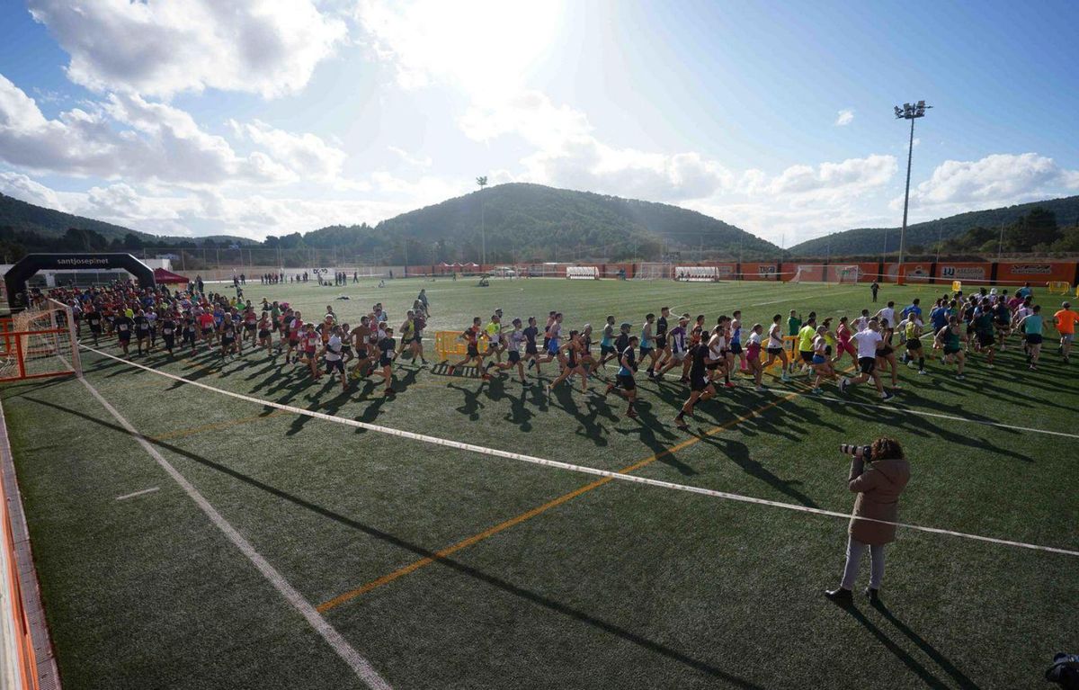 La Cursa de sa Salsa, organizada en el municipio de Sant Josep. | MARCELO SASTRE