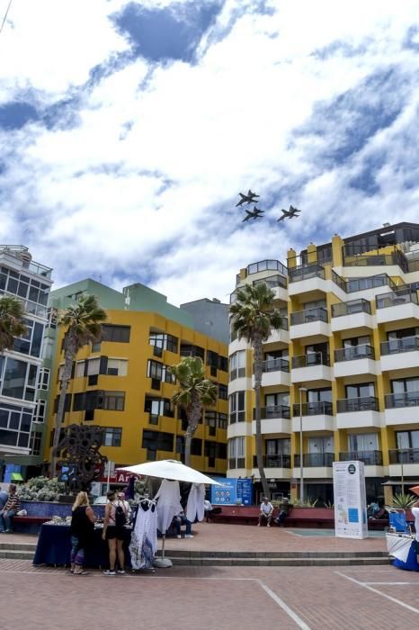 AVIONES MILITARES POR LAS CANTERAS