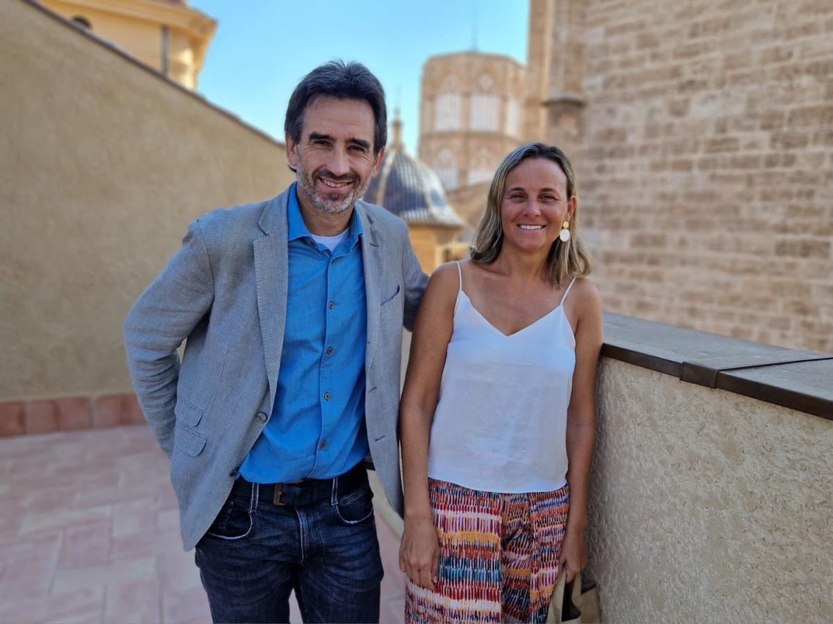 Los concejales de Cultura y Turismo, José Luis Moreno y Paula Llobet