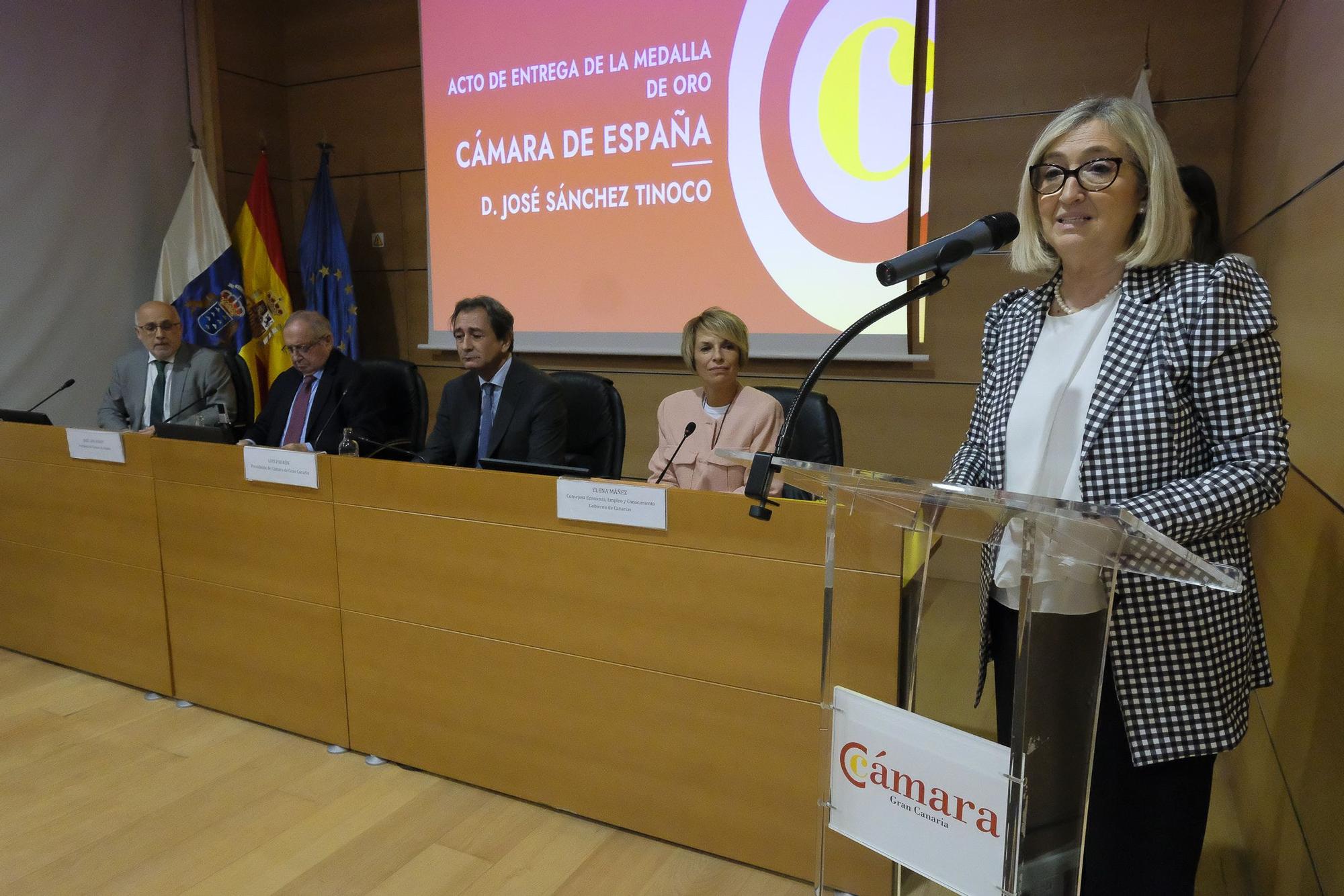 José Sánchez Tinoco recibe la Medalla de Oro de la Orden Cameral de España por su gestión