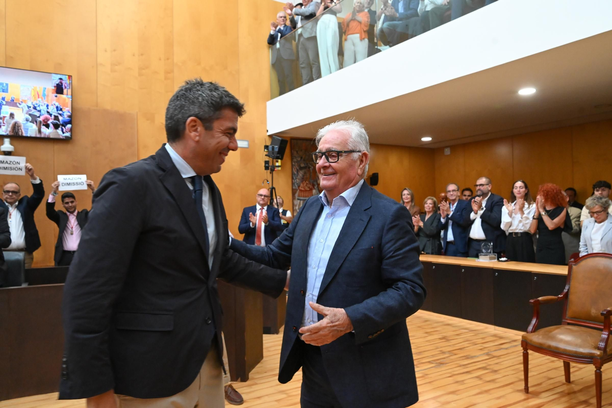 Celebración del Día de Europa en Benidorm y entrega de la distinción a Enrique Ballester