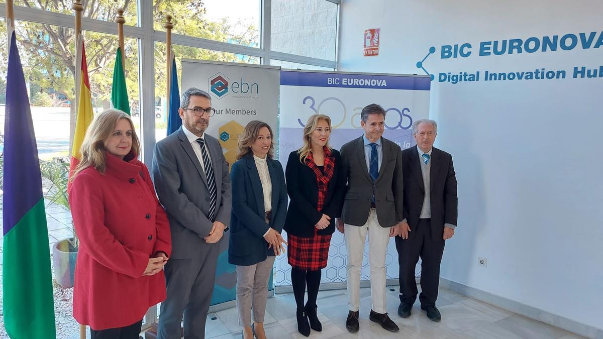 La consejera Carolina España ha visitado el Centro de Empresas e Innovación BIC Euronova, situado e el PTA de Málaga..