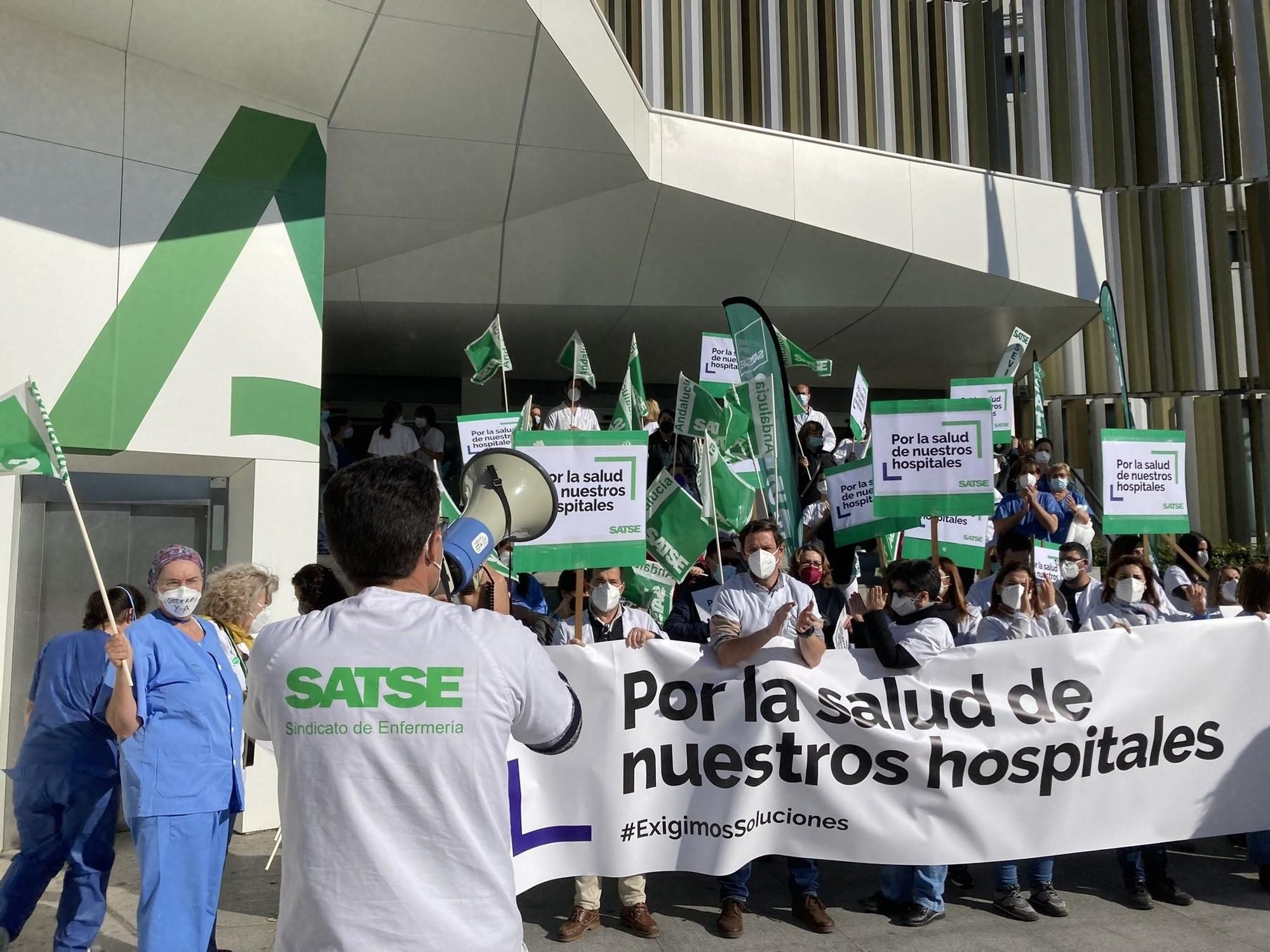 Una imagen de archivo de una manifestación de el Sindicato de Enfermería (Satse).