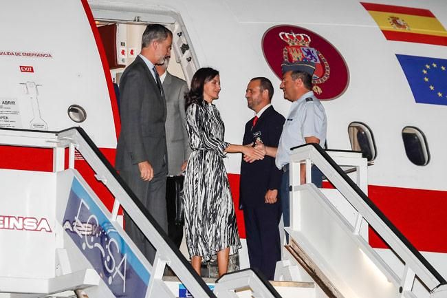 Los reyes Felipe y Letizia llegan al aeopuerto José Martí