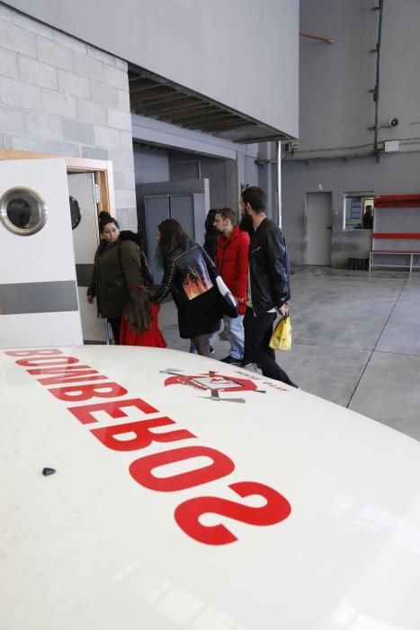 Jornadas de puertas abiertas en Bomberos de Gijón