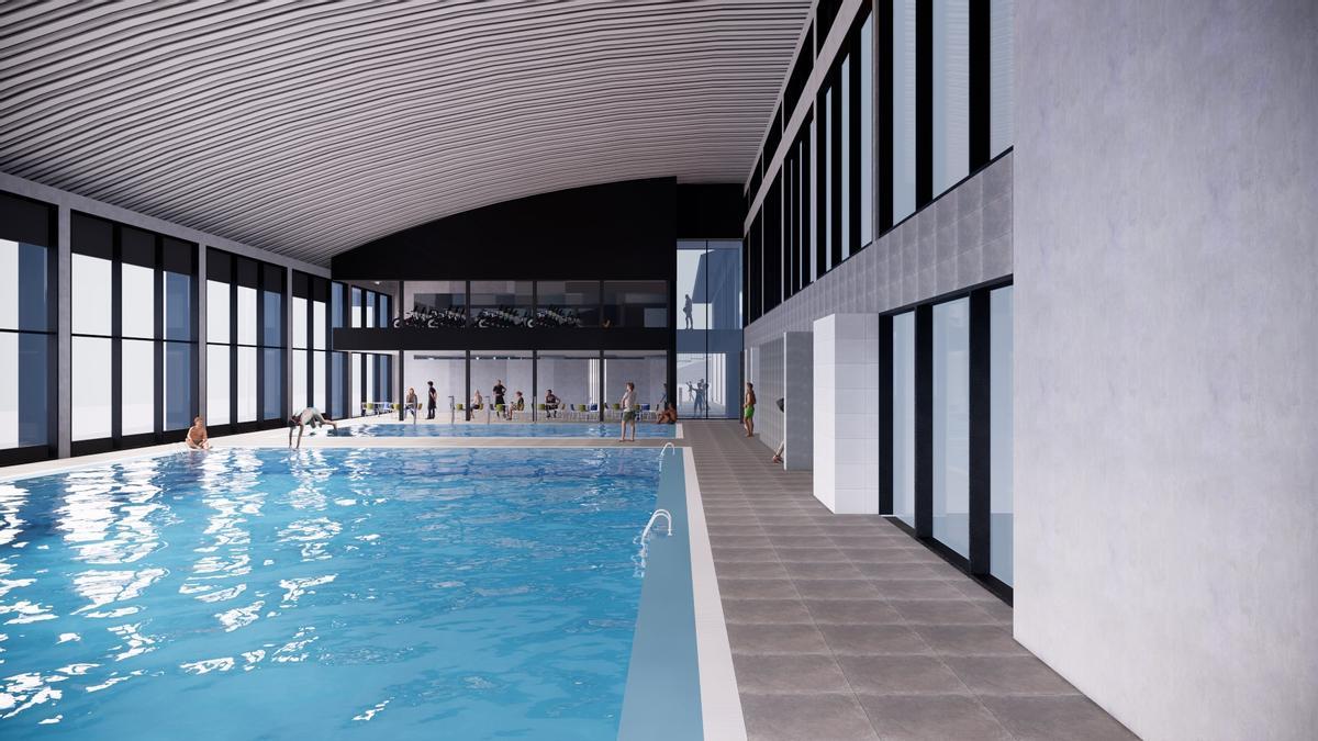 Una imagen de la piscina que ha lanzado la empresa a través de su página web.