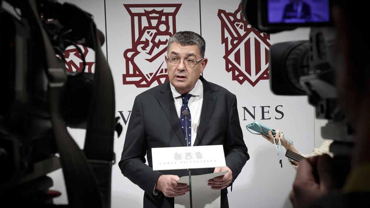 Enric Morera, presidente de las Corts