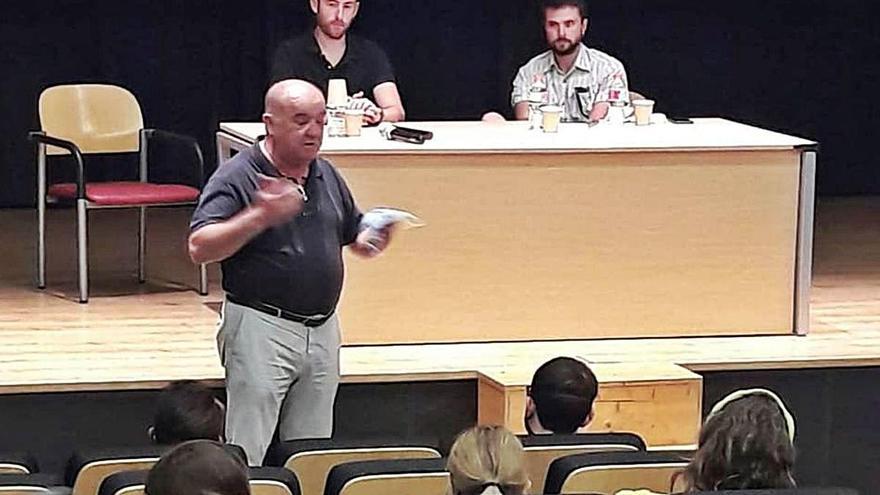 La presentació del llibre a la sala d&#039;actes del Centre Cívic de Bellver