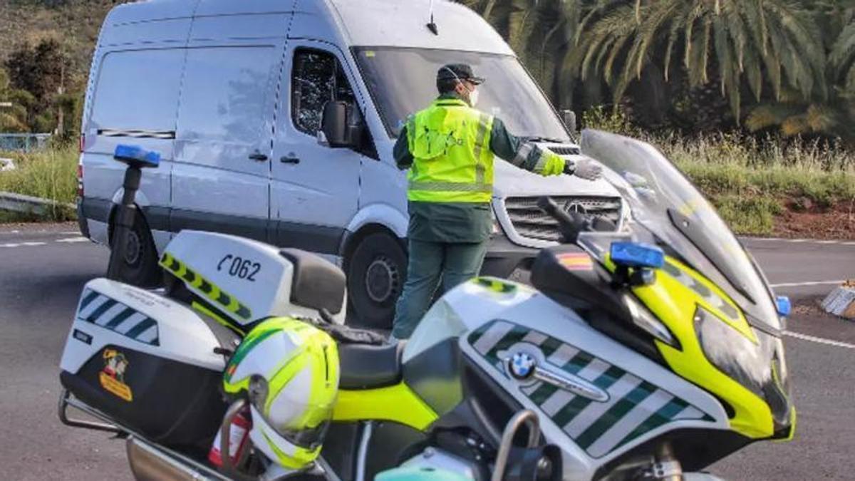 Un control de la Guardia Civil.