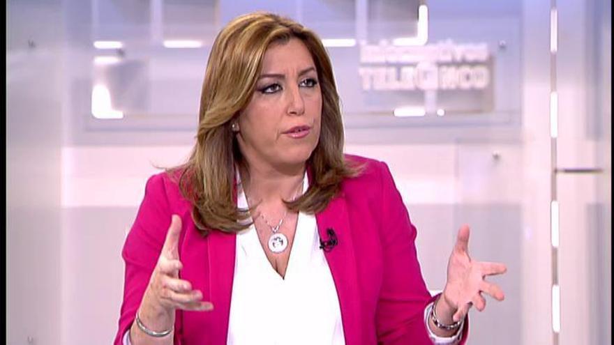 Susana Díaz: "Dentro del PSOE solo tengo compañeros"