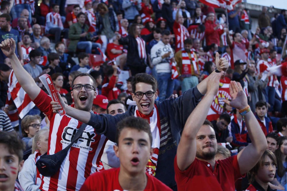 L'afició del Girona a Montilivi