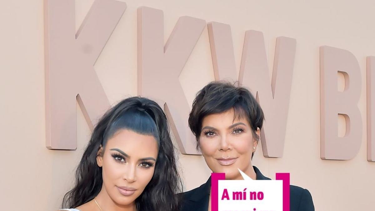 Kim Kardashian y Krsi Jenner posan juntas
