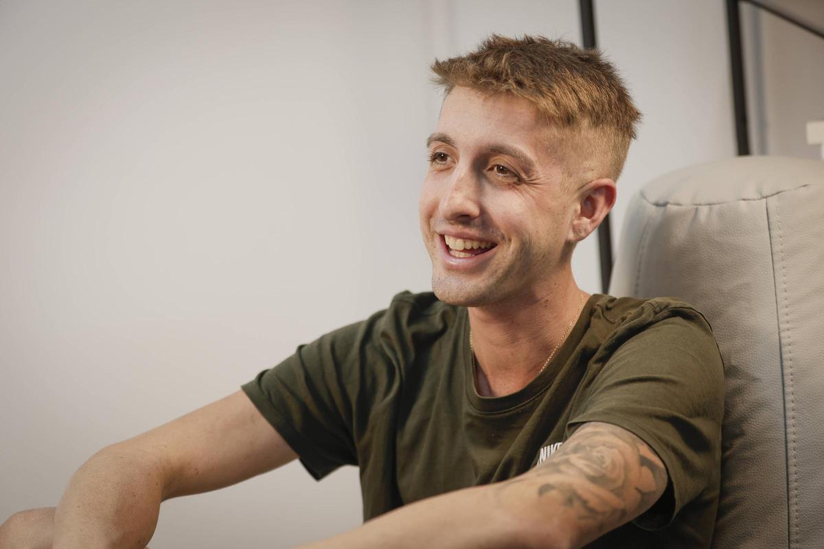 Xisco Quesada, mallorquín de 28 años, en una entrevista para este diario.