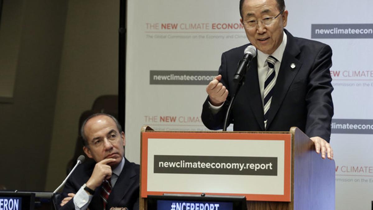 Ban Ki-moon reclama más esfuerzo contra el cambio climático