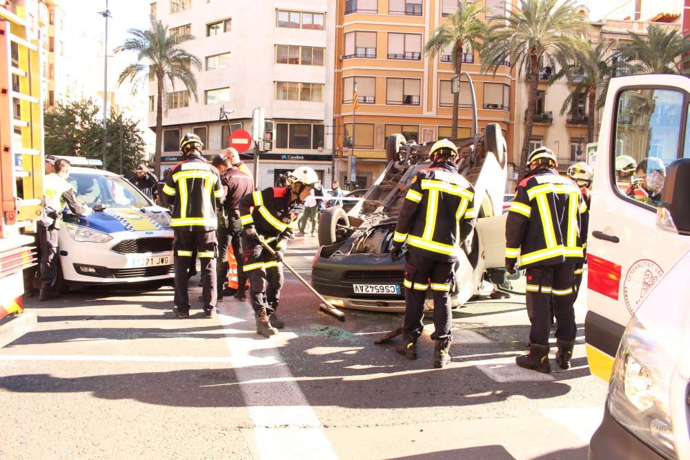 Accidente en la Gran Vía