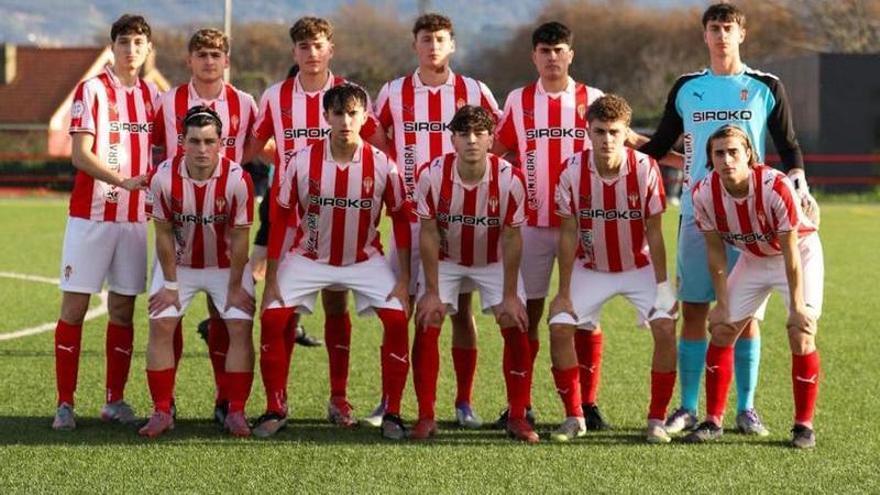 El Sporting juvenil se despide de la Copa del Rey a las primeras de cambio
