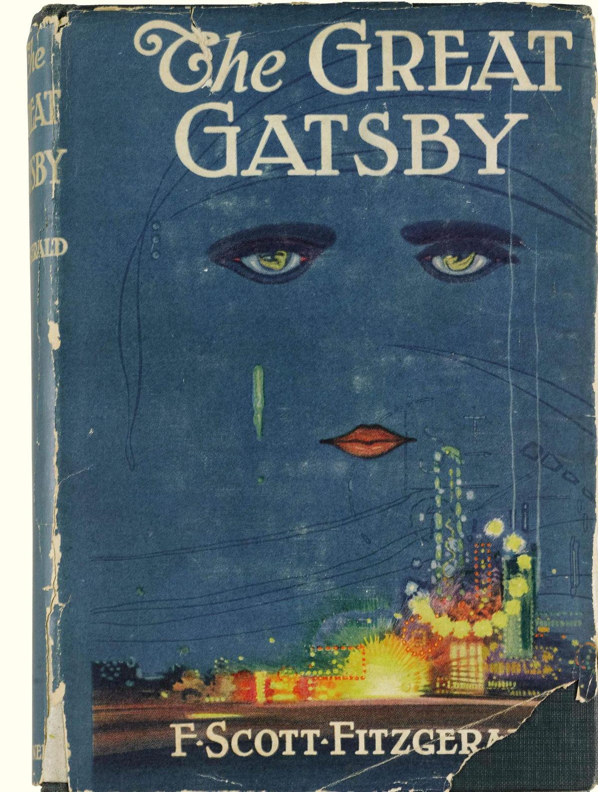 Portada de la primera edición de 'El gran Gatsby', obra de Francis Cugat.