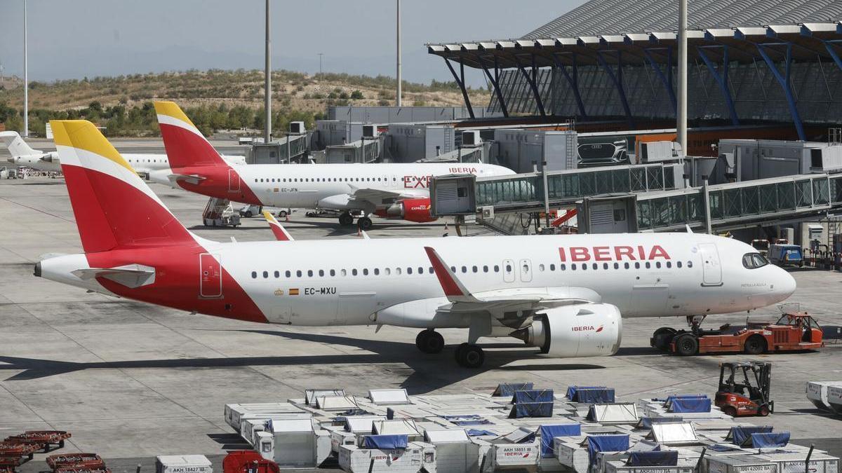 Aviones de Iberia.