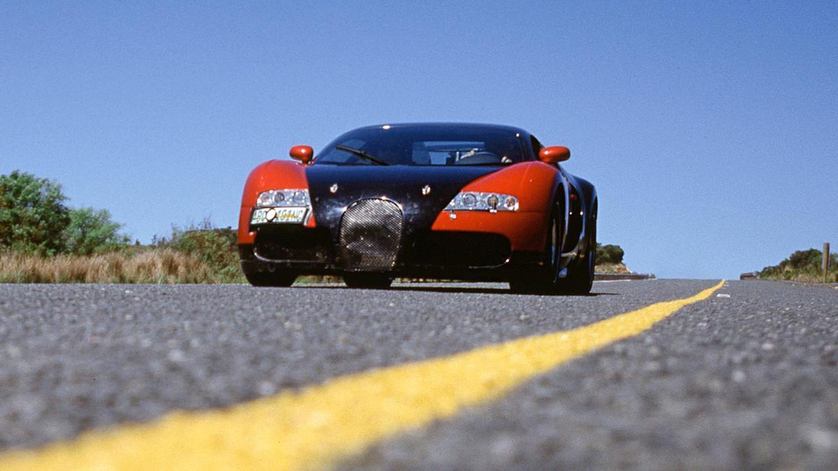 Test de desarrollo del Bugatti Veyron