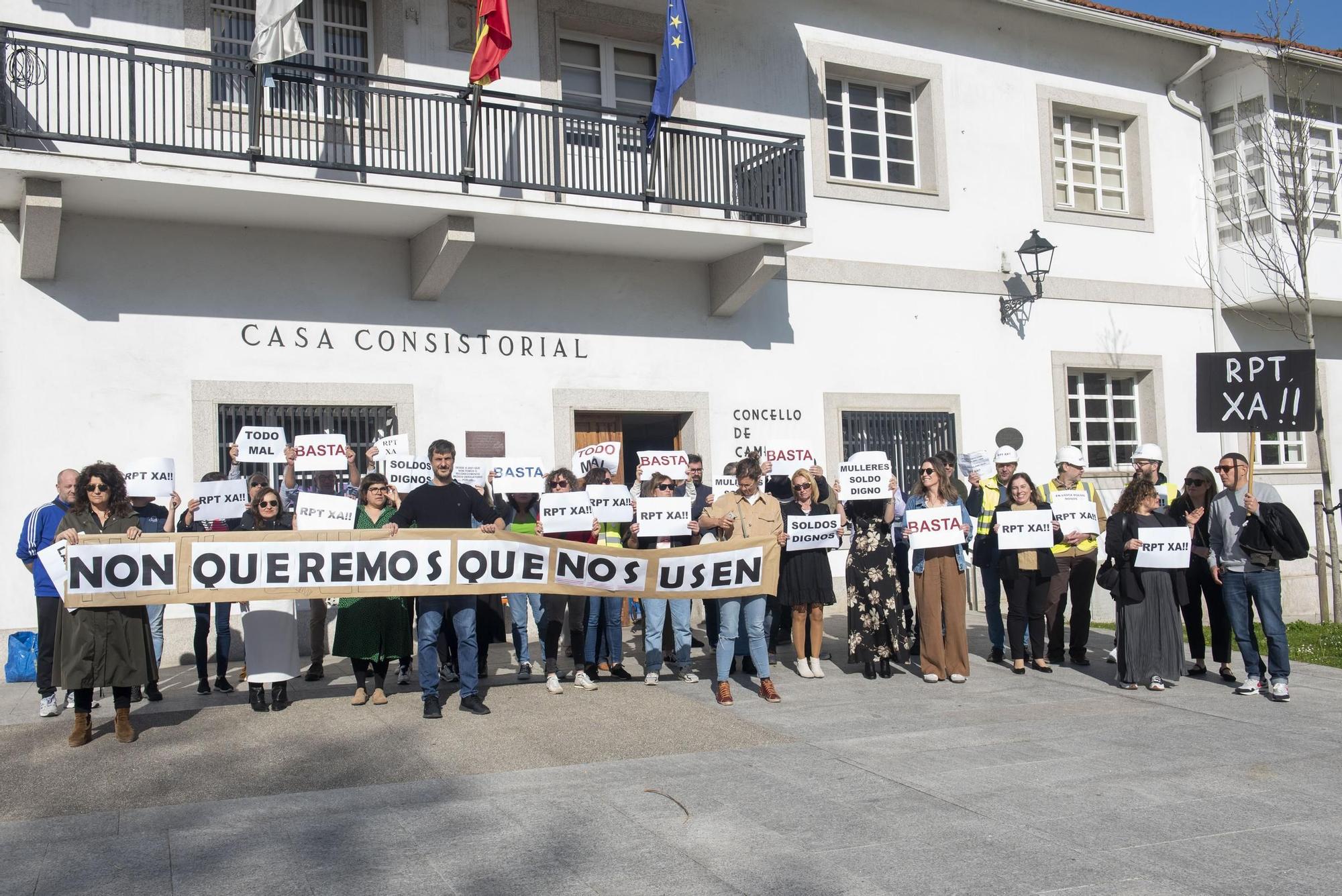 Último pleno de María Pan como alcaldesa de Cambre