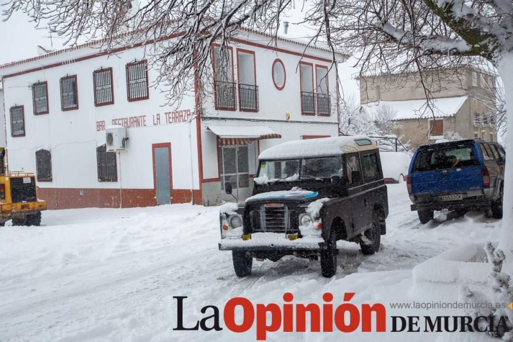 Nieve en El Sabinar (Moratalla)