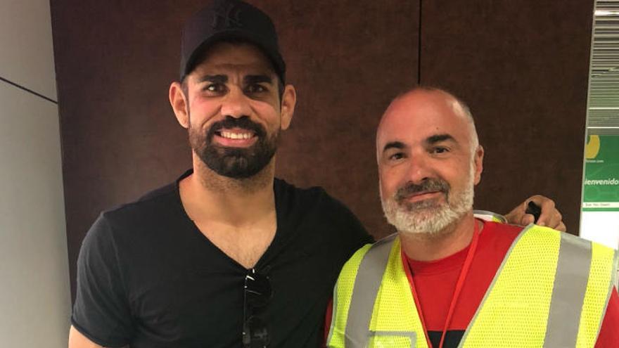 El internacional Diego Costa, de vacaciones en Gran Canaria