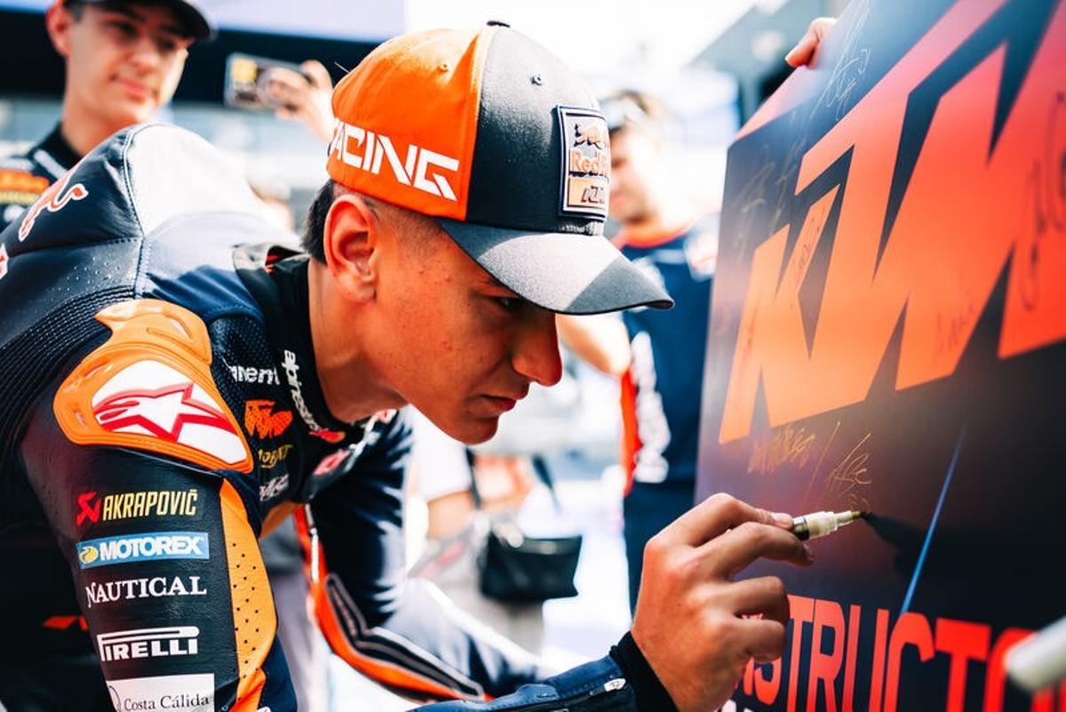 Álvaro Carpe, en Misano