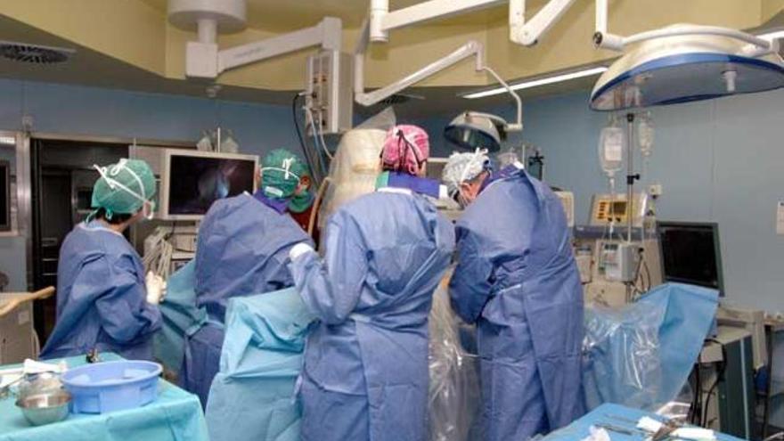 Una operación de trasplante de riñón