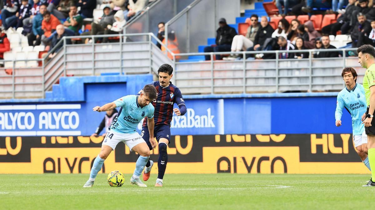 SD Éibar - UD Las Palmas: repite Martón y pone cuesta arriba el partido a los amarillos