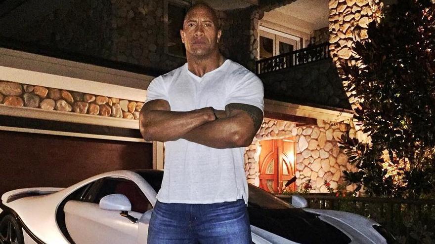 El actor estadounidense Dwayne Johnson.