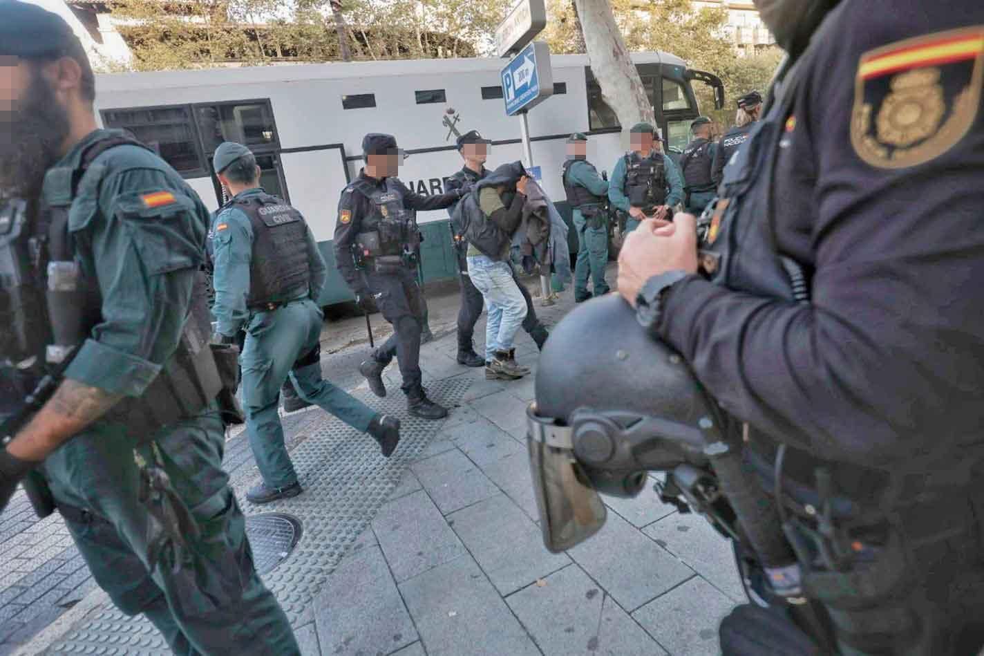 Los detenidos en la operación Gambito de dama, ante el juez