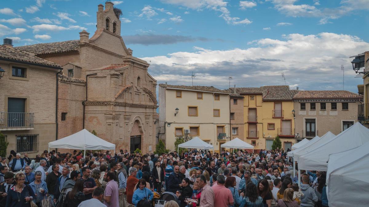 La plaza del Mercado volverá a ser el lugar de encuentro y tradición vitivinícola y oleícola de Magallón.
