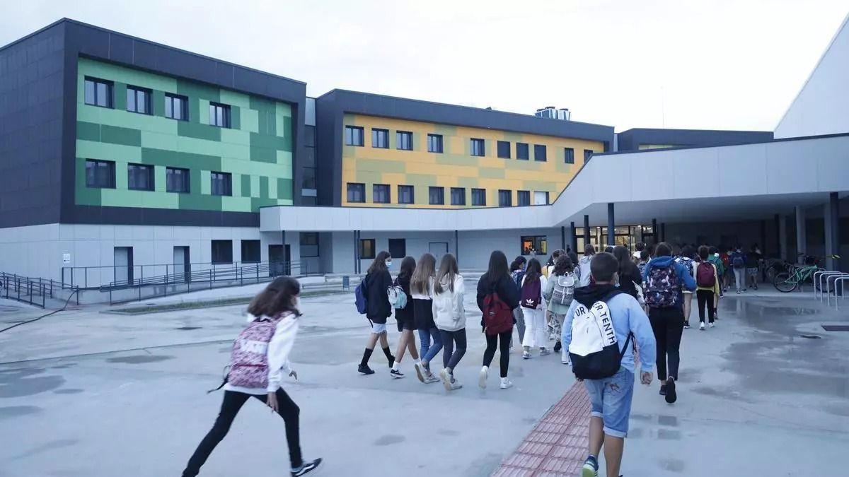 Clases con ritmo: así entran los alumnos del IES La Fresneda
