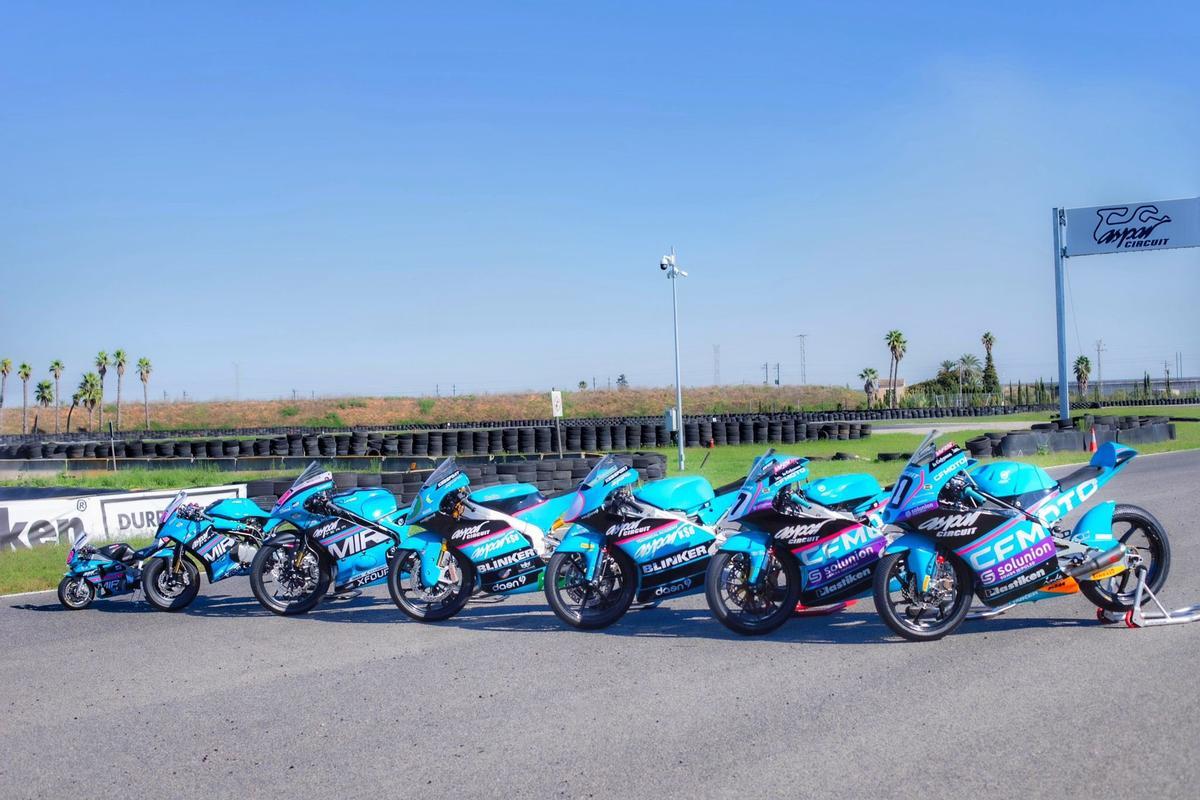 Las motos ya están preparadas