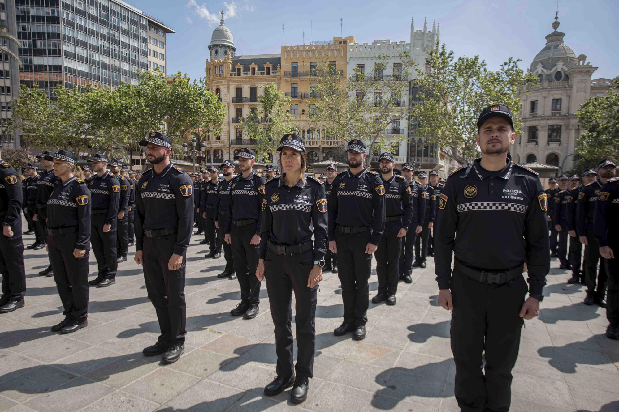 Presentación de los nuevos agentes de la Policía Local de València