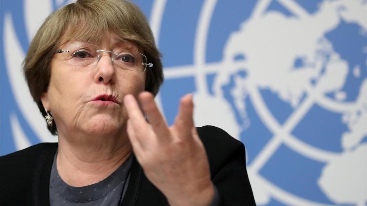 La alta comisionada de Derechos Humanos de la ONU, Michelle Bachelet.