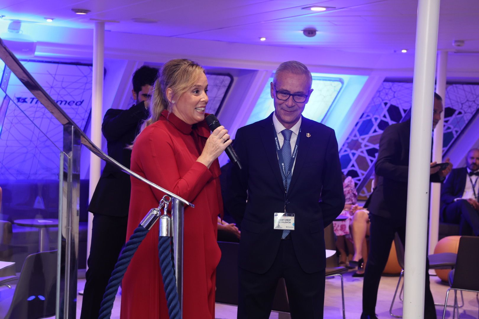 Las imágenes de la cena de gala en el Barco Fallero
