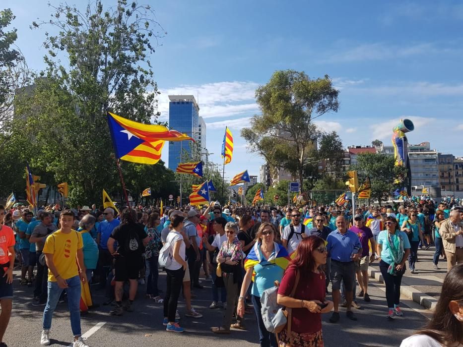 Manifestació de la Diada a Barcelona 2019