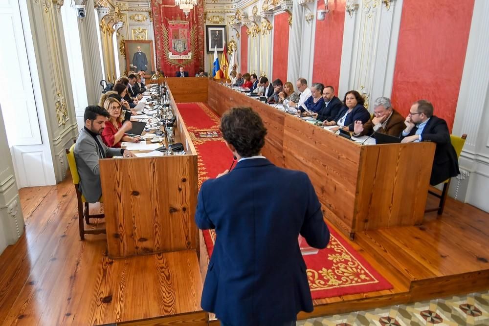 Pleno del Ayuntamiento de Las Palmas de Gran Canaria, el último de 2018